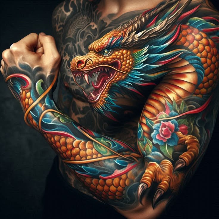 Custom Sleeve Tattoo